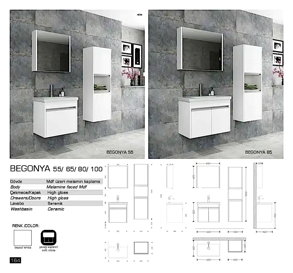 classic begonya banyo mobillyasi