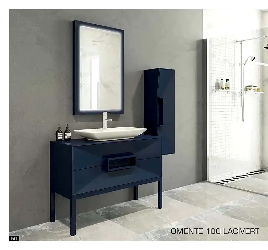 premium omente lacivert banyo