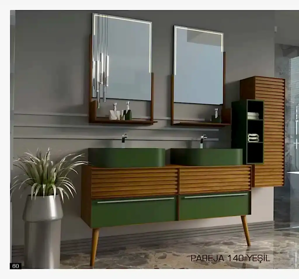 premium pareja yesil banyo 1